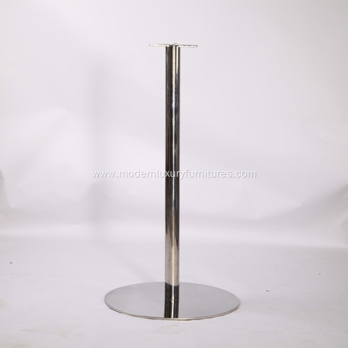 Brief Style Bar Table with Stainless Steel Base